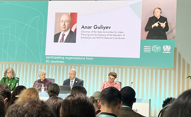 Anar Quliyev: &ldquo;WUF13-də səslənən t&ouml;vsiyələr gələcək fəaliyyətə t&ouml;hfə verəcək&rdquo;