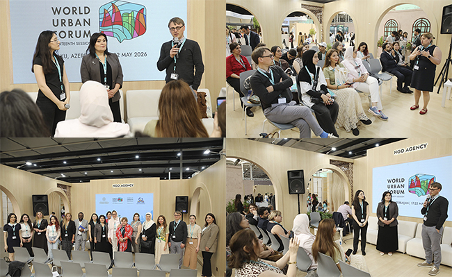 Uşaqların hazırladığı şəhər maketləri &ldquo;WUF13 Urban Expo&rdquo;da təqdim olunub