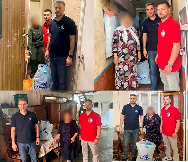 “Avrora Qrup” Qurban Bayramı münasibətilə aztəminatlı ailələrə bayram sovqatı çatdırıb
