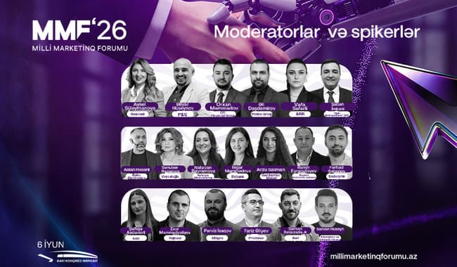 XI Milli Marketinq Forumunun spikerləri bəlli oldu!