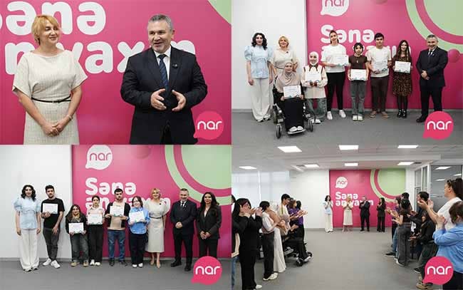 “Nar” WUF 13 çərçivəsində inklüziv təcrübə proqramı iştirakçılarını təltif edib