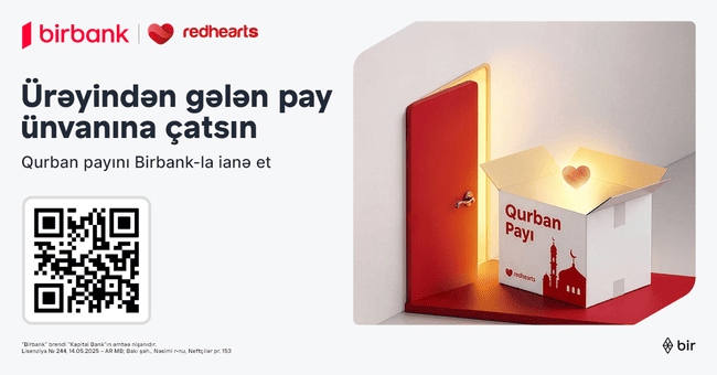 Qırmızı &Uuml;rəklər Fondu n&ouml;vbəti &ldquo;Qurban payı&rdquo; aksiyasına start verir