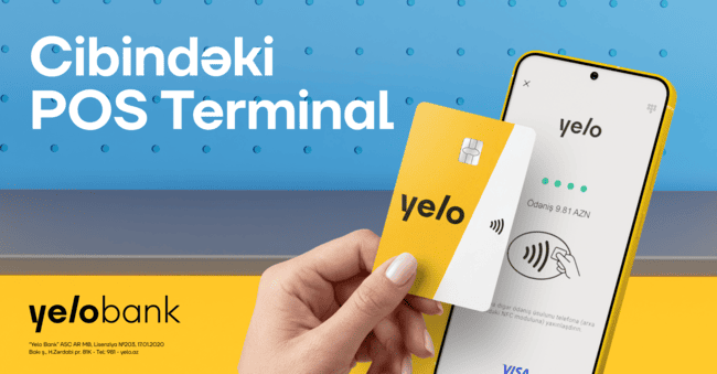 Yelo Mobil POS ilə biznes daha əl&ccedil;atandır!