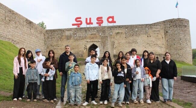 Uşaqlar G&uuml;n&uuml; ilə əlaqədar Qarabağa səfər təşkil olunub