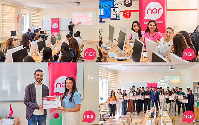 “Nar” Gəncədə tələbələr üçün marketinq və karyera təlimləri təşkil edib